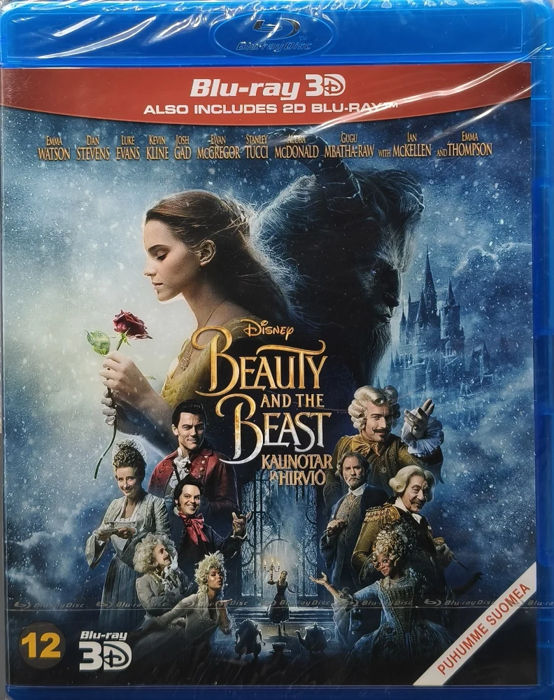 UUSI (3D/2D BLU-RAY) Kaunotar ja hirviö - Beauty and the Beast (2017) SUOMIKANNET