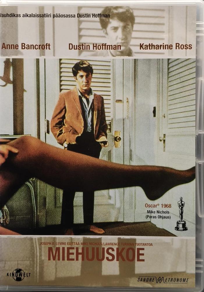 DVD) Dustin Hoffman: Miehuuskoe - The Graduate (1967) SUOMIKANNET
